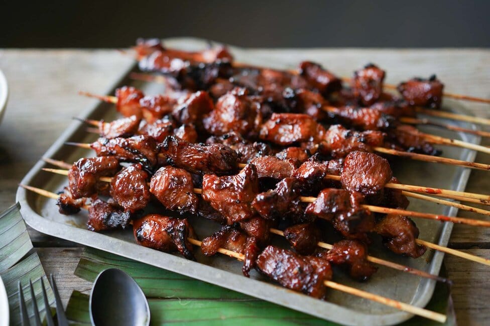 Filipino BBQ Pork Skewers Hungry Huy